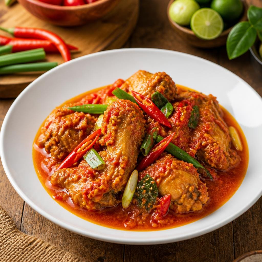 Bakmi Golek Ayam Rica-Rica